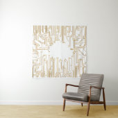 Achtergrondbehangselpapier voor schakeldozen wandkleed (In situ)