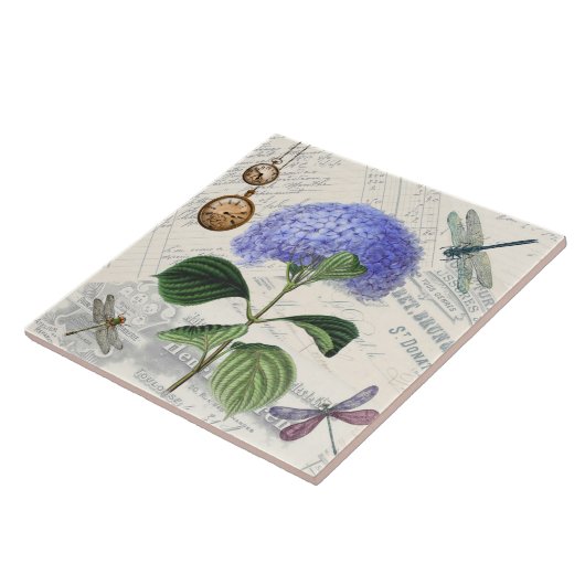  achtergrondblauwe waterventilator tegeltje (Zijkant)