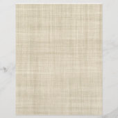 Achtergrondbrochure over linnen look flyer (Voorkant)