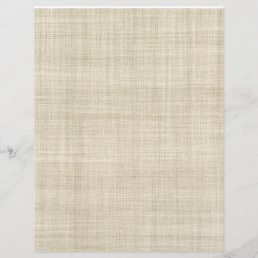 Achtergrondbrochure over linnen look flyer (Voorkant)