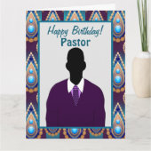 Achtergronddatum van de Amerikaanse predikant Ogee Kaart (Voorkant)