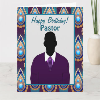 Achtergronddatum van de Amerikaanse predikant Ogee Kaart