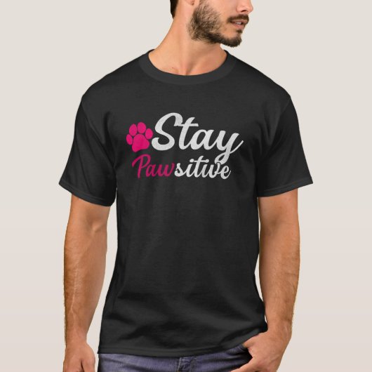 Achtergronddruk Blijf passief T-shirt (Voorkant)