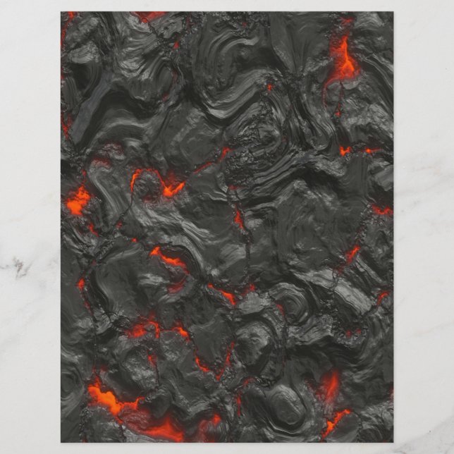 achtergrondeffect vulkanische Lava (Voorkant)