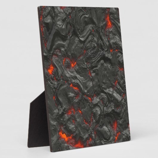 achtergrondeffect vulkanische Lava Fotoplaat (Zijkant)