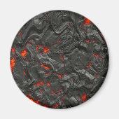 achtergrondeffect vulkanische Lava Magneet (Voorkant)