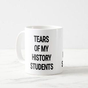 Achtergronden van mijn studenten geschiedenis koffiemok
