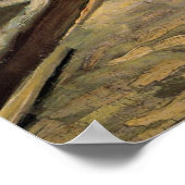 Achtergronden van oude huizen door Vincent van Gog Poster (Hoek)