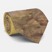 Achtergronden van oude huizen door Vincent van Gog Stropdas (Opgerold)