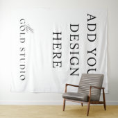 Achtergrondfotocabine Sjabloon leeg Wandkleed (In Situ (horizontaal))