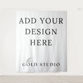 Achtergrondfotocabine Sjabloon leeg Wandkleed