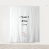 Achtergrondfotocabine Sjabloon leeg Wandkleed (Voorkant)