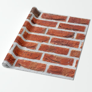Achtergrondgebouw van de muur van een brick cadeaupapier