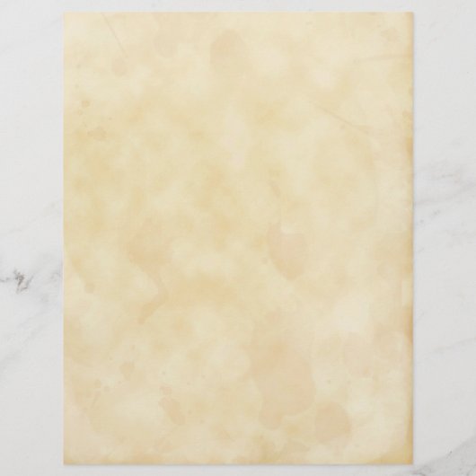 Achtergrondgeel oud papier flyer (Achterkant)