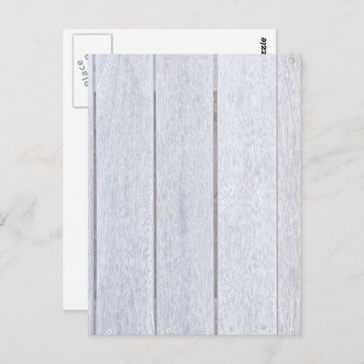 Achtergrondhout met gewhitespoelde oude weide briefkaart (Voorkant / Achterkant)