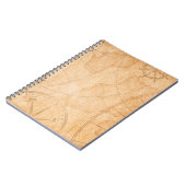 Achtergrondkaart van de schatten van de oude pirat notitieboek (Linkerzijde)