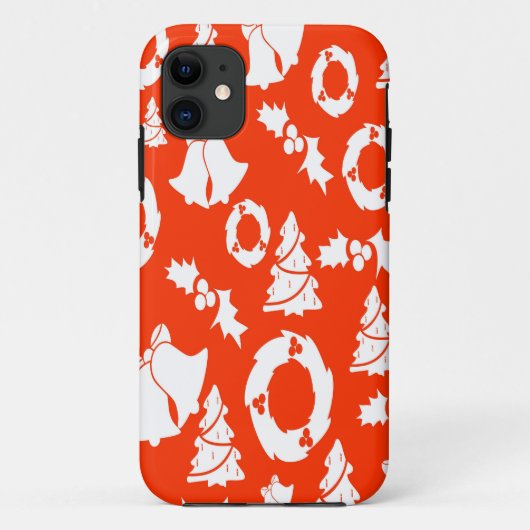achtergrondkaart voor kerstmis Case-Mate iPhone case (Achterkant)