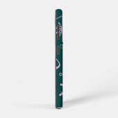 Achtergrondkaartje Kerstmis december Samsung Galaxy Hoesje (Rechterkant)