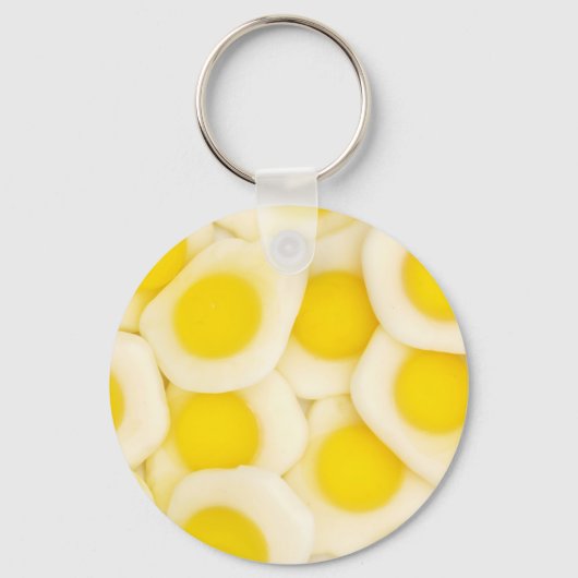 achtergrondketting van gekookt eizoet sleutelhanger (Voorkant)