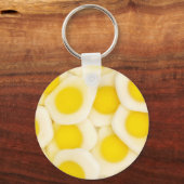 achtergrondketting van gekookt eizoet sleutelhanger (Voorkant)