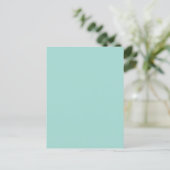 Achtergrondkleur - blauw briefkaart (Staand voorkant)
