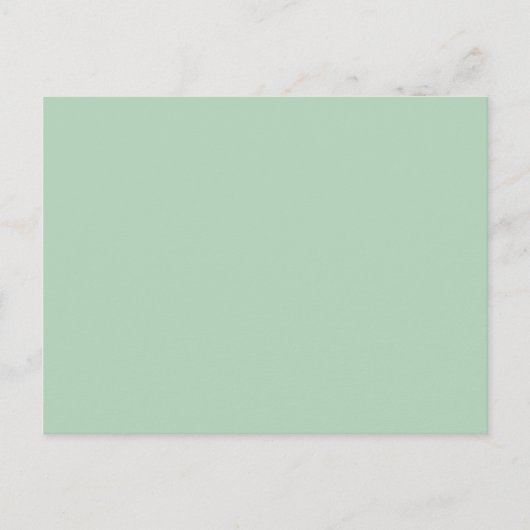 Achtergrondkleur - Celadon Briefkaart (Voorkant)