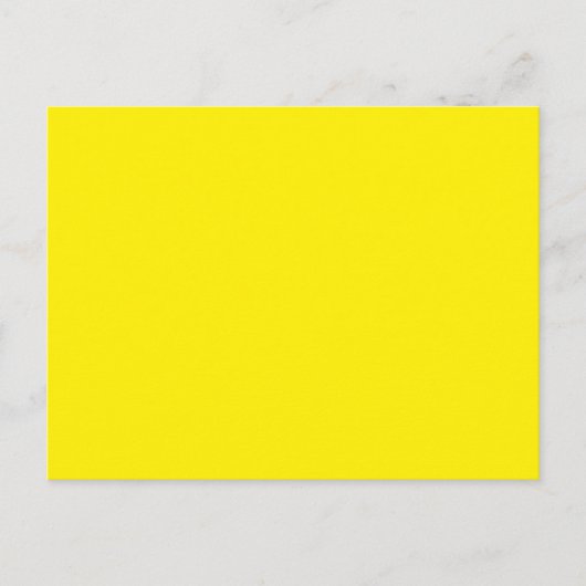 Achtergrondkleur - Geel Briefkaart (Voorkant)