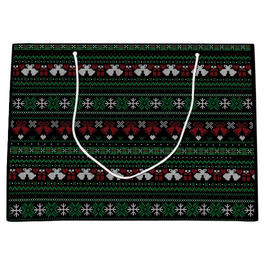 achtergrondkleur Mijn belletjes lelijke feestjes Groot Cadeauzakje (Voorkant)