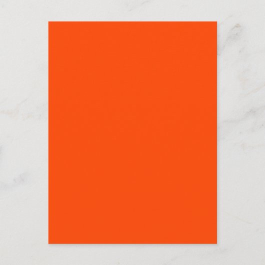 Achtergrondkleur Oranje Briefkaart (Voorkant)