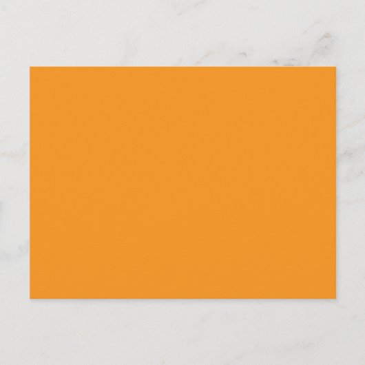 Achtergrondkleur - Oranje Briefkaart (Voorkant)