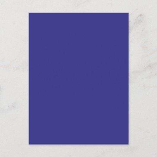 Achtergrondkleur - Royal Blue Briefkaart (Voorkant)