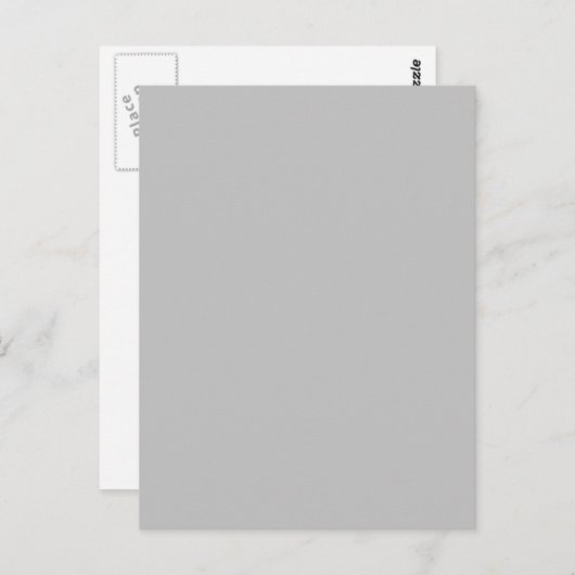 Achtergrondkleur Sjabloon Silver Grey Briefkaart (Voorkant / Achterkant)