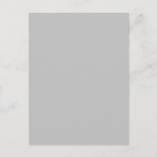 Achtergrondkleur Sjabloon Silver Grey Briefkaart (Voorkant)
