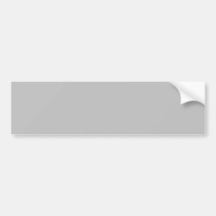 Achtergrondkleur Sjabloon Silver Grey Bumpersticker