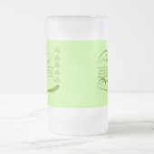 Achtergrondkleur wijzigen - Iers verzegelen Matglas Bierpul (Center)