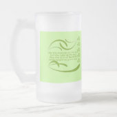 Achtergrondkleur wijzigen - Iers verzegelen Matglas Bierpul (Links)