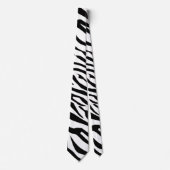  achtergrondkleur Zebra Stropdas (Voorkant)