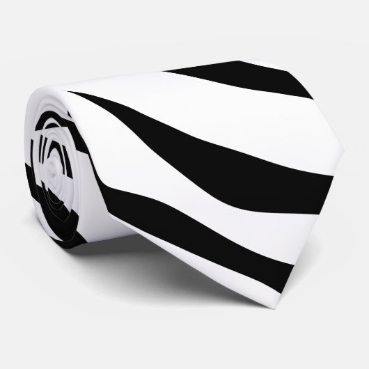  achtergrondkleur Zebra Stropdas (Opgerold)