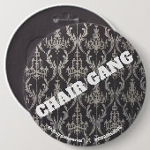 Achtergrondknop CHAIR GANG Ronde Button 6,0 Cm (Voorkant /achterkant)