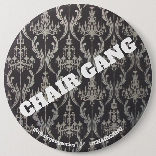 Achtergrondknop CHAIR GANG Ronde Button 6,0 Cm (Voorkant)