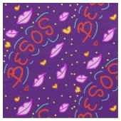 achtergrondkussen van besos paarse achtergrond stof (Close Up)