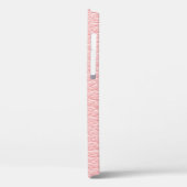 Achtergrondleder van roos Case-Mate iPhone case (Achterkant / Links)
