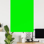 Achtergrondmediapaper - Chroma-toets voor groen sc Poster (Thuiskantoor)