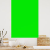 Achtergrondmediapaper - Chroma-toets voor groen sc Poster (Keuken)