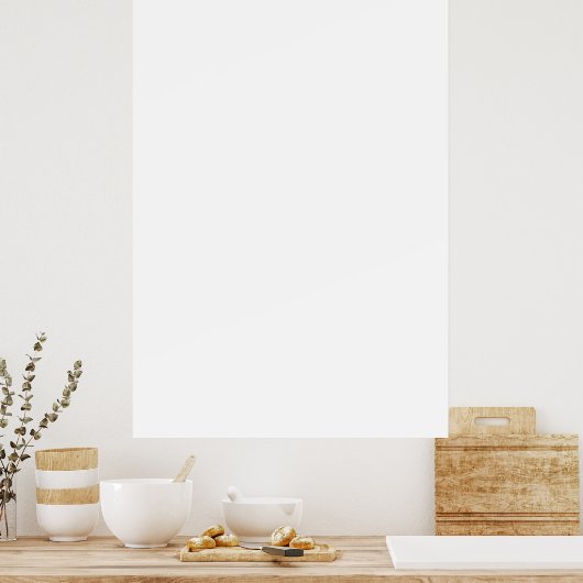 Achtergrondmediapaper - Whitescherm Poster (Keuken)