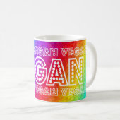AchtergrondMok Vegan Rainbow Koffiemok (Voorkant rechts)