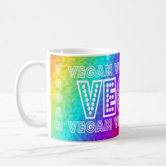 AchtergrondMok Vegan Rainbow Koffiemok (Links)