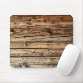 Achtergrondmousepad van de oude eikenhout muismat (Met muis)