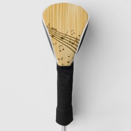 achtergrondmuziek noten bladmuziek golfheadcover
