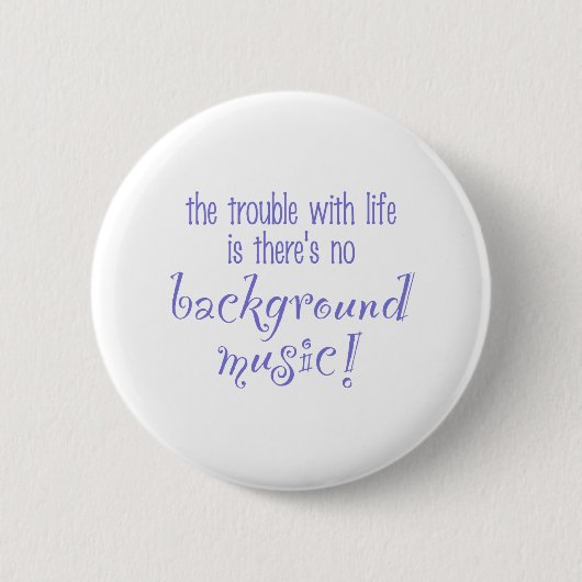 Achtergrondmuziek Ronde Button 5,7 Cm (Voorkant)